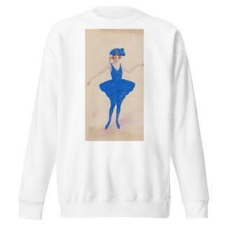 Girl in blue by Will R. Barnes Sweatshirt