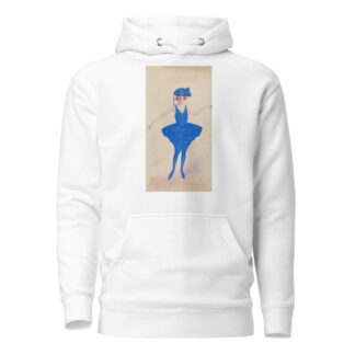 Girl in blue by Will R. Barnes Hoodie