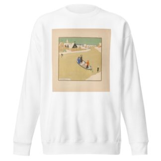 Cinq contes de Noël Pl.4 by Jeanne Hebbelynck Sweatshirt