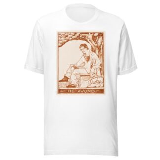 Man met schep zittend onder een boom by Jac Jongert T-Shirt