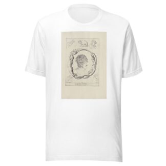 Alfabeto in sogno Pl.15 by Giuseppe Maria Mitelli T-Shirt