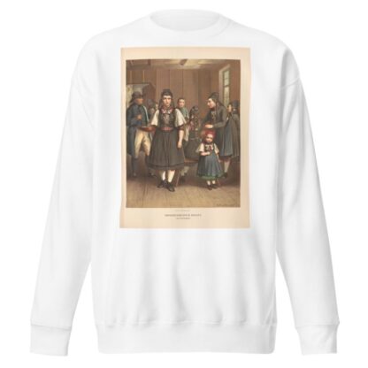 Deutsche Volkstrachten Pl.21 by Albert Kretschmer Sweatshirt