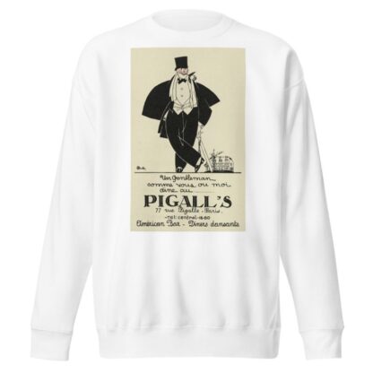 Pigall’s; visitekaartje by Charles Martin Sweatshirt