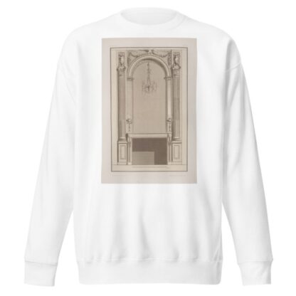 Design for a mantelpiece and arched wall niche by André-Charles Boulle Sweatshirt