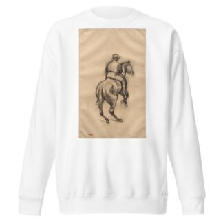 The Jockey by Edgar Degas Sweatshirt
