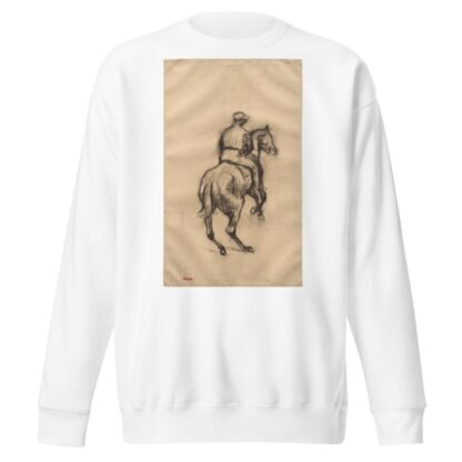 The Jockey by Edgar Degas Sweatshirt