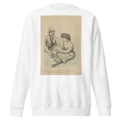 C’qui y en a tout d’même des jeunes gens fauchés a la fleur de l’âge – oh. Ben moi j’lai toujours été j’suis pas mort by Fernand Louis Gottlob Sweatshirt
