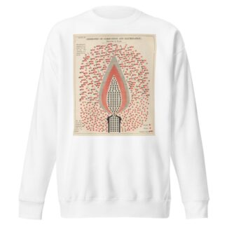 Plate XI: Chemistry of Combustion and Illumination by Edward Livingston Youmans Sweatshirt