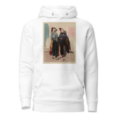 Ah Ça décidément Caroline est folle du petit anglais by Paul Gavarni Hoodie