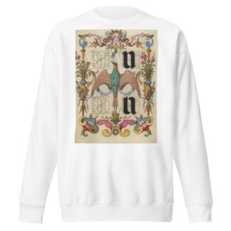 Guide for Constructing the Letters u and v by Joris Hoefnagel Sweatshirt
