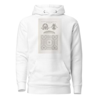 Détails du plafond de la salle des gardes-suisses, au palais de Fontainebleau. Emblêmes de dessins d’Henry IV; du même palais by Nicolas Xavier Willemin Hoodie