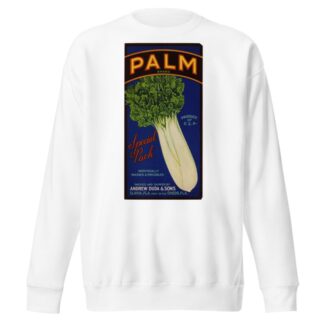 Palm Brand Celery Label by Anonymous Sweatshirt