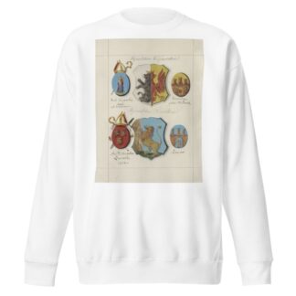 Herby Rzeczypospolitej Polskiej i W. X. Litewskiego. T. 1 Pl.018 by Boleslaw Starzyński Sweatshirt