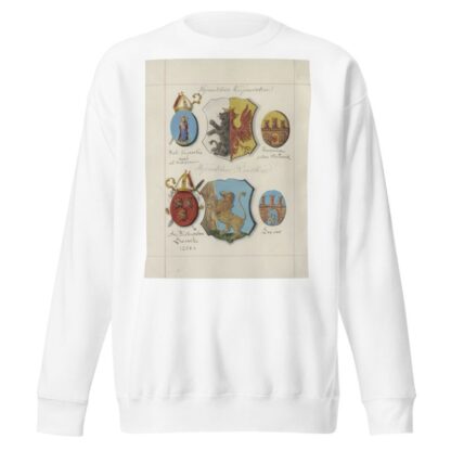 Herby Rzeczypospolitej Polskiej i W. X. Litewskiego. T. 1 Pl.018 by Boleslaw Starzyński Sweatshirt
