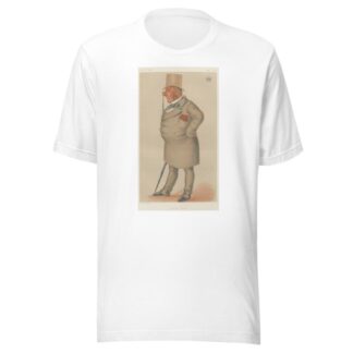 Turf Devotees; ‘Never Bets’, Viscount Falmouth, September 1, 1877 by Leslie Matthew Ward T-Shirt