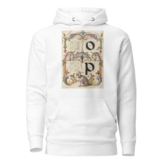 Guide for Constructing the Letters o and p by Joris Hoefnagel Hoodie