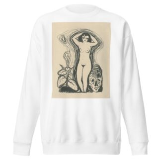 Žena a maska by Mikuláš Galanda Sweatshirt