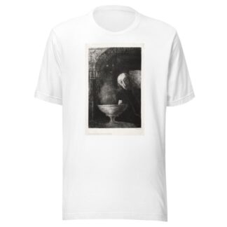 And the Searcher was Engaged in an Infinite Search by Odilon Redon T-Shirt