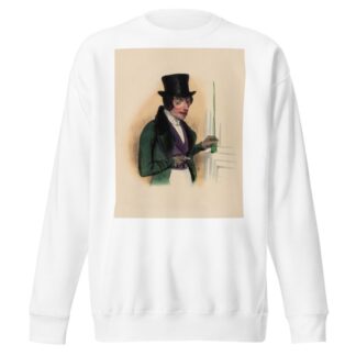Mr. Pique-assiette. cinq heures justes je crois qu’ils sont déjà à table by Charles-Joseph Traviès de Villers Sweatshirt