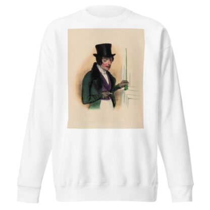 Mr. Pique-assiette. cinq heures justes je crois qu’ils sont déjà à table by Charles-Joseph Traviès de Villers Sweatshirt