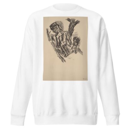 Man Leading a Little Girl by René Beeh Sweatshirt