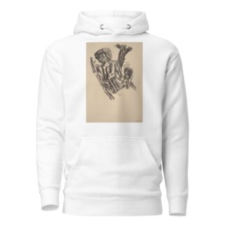 Man Leading a Little Girl by René Beeh Hoodie