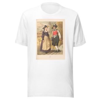 Deutsche Volkstrachten Pl.68 by Albert Kretschmer T-Shirt