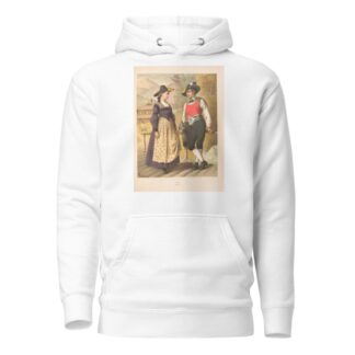 Deutsche Volkstrachten Pl.68 by Albert Kretschmer Hoodie