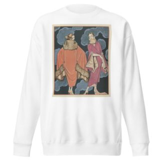 Deux heures du matin; Manteaux, de Worth by George Barbier Sweatshirt