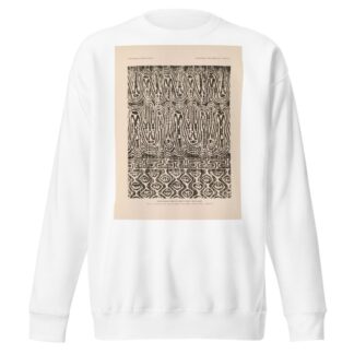 Decorative art of New Guinea Pl.16 by Albert Buell Lewis Sweatshirt