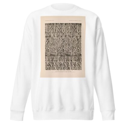 Decorative art of New Guinea Pl.16 by Albert Buell Lewis Sweatshirt