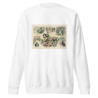 Poor paterfamilias – the family rises and he has to pay the freight by Frederick Burr Opper Sweatshirt