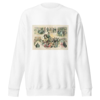 Poor paterfamilias – the family rises and he has to pay the freight by Frederick Burr Opper Sweatshirt