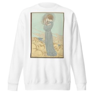 Designs for the Front and Back Cover of ‘L’Evangile de Notre Seigneur Jesus-Christ selon Saint Pierre’ by Carlos Schwabe Sweatshirt