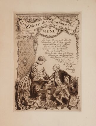 32e dîner du Moulin à Sel, le 16 mars 1909, sous la présidence de Sterne by Léon Lebègue