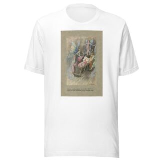 ‘And, sweetly singing round about thy bed, Strew all their blessings on thy sleeping head.’ by Warwick Goble T-Shirt
