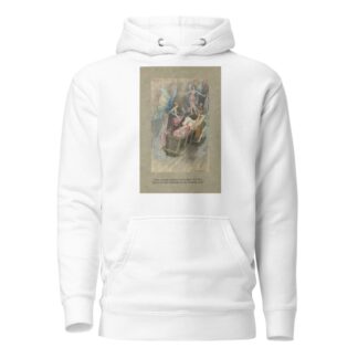 ‘And, sweetly singing round about thy bed, Strew all their blessings on thy sleeping head.’ by Warwick Goble Hoodie