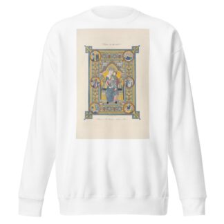 Peinture du XIIIe. siècle. [Illumination of blessed virgin and child.] by Nicolas Xavier Willemin Sweatshirt