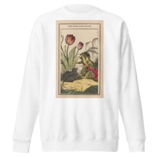 The little frog and pretty mouse Pl.5 by John B. Keller Sweatshirt