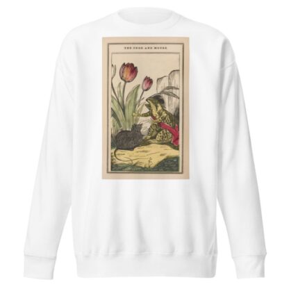 The little frog and pretty mouse Pl.5 by John B. Keller Sweatshirt