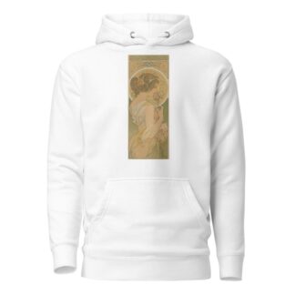 La Primevere by Alphonse Mucha Hoodie
