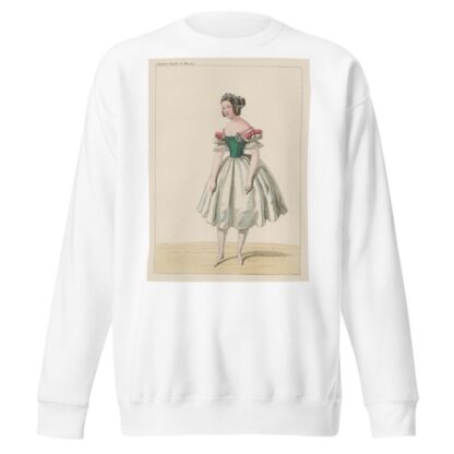 Costume de Melle. Fanny Essler [sic], rôle de Lauretta, dans La tarentule. Ballet. Académie Royale de Musique. Acte II by Martinet-Hautecoeur Sweatshirt