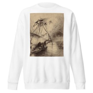 Martian Fighting Machine in the Thames Valley by Henrique Alvim Corrêa Sweatshirt