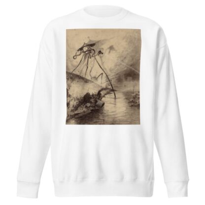 Martian Fighting Machine in the Thames Valley by Henrique Alvim Corrêa Sweatshirt
