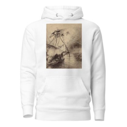 Martian Fighting Machine in the Thames Valley by Henrique Alvim Corrêa Hoodie