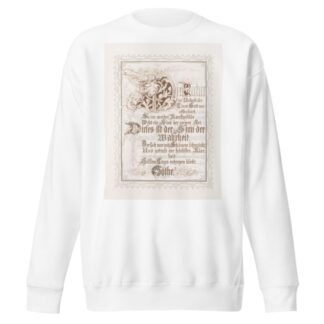 In Freude und Leid Pl.05 by Alwine Schroedter Sweatshirt