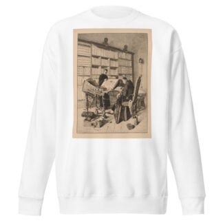 Subiaco Library by Léon Gaucherel Sweatshirt