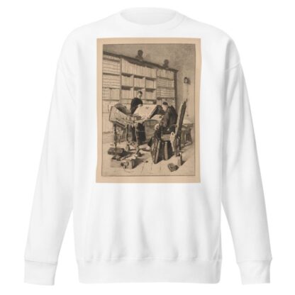 Subiaco Library by Léon Gaucherel Sweatshirt
