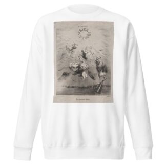 The new Icarus by Honoré Daumier Sweatshirt