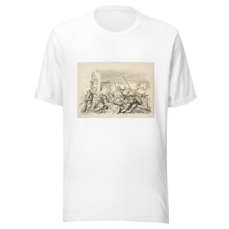 President Woodrow Wilson as a Roman soldier, defending the country by William Henry Walker T-Shirt